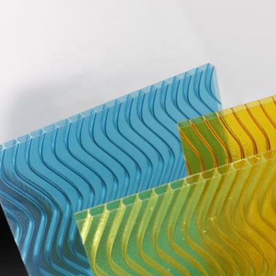 China Polysnake Polycarbonate Sheet S Shape PC Hollow Sheet Snake Polycarbonate Board For Decoration S Shape PC Hollow Sheet for sale