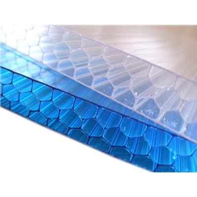 China 100% Virgin Material Honeycomb Polycarbonate Polycarbonato Sheet Laminas Honeycomb Polycarbonate Sheet-27 for sale