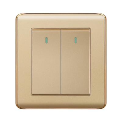 China HOME USE Sale Household Small Square Push Aluminum Lamp Switch Wall Light Switch for sale