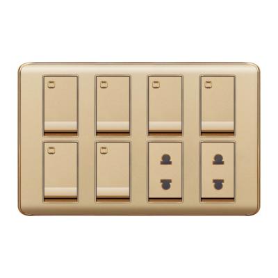 China HOME USE factory price pakistan wall pressure switch socket professional producing panel for sale