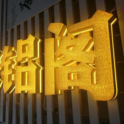 China Fine Craft Stunning-Effect Shine 3d Channel Letter Sign For Store Billboard Customized Design for sale