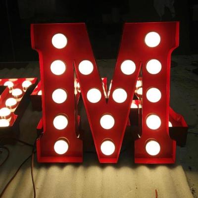 China The metal texture is heavy and the temperament is the noble 4 feet of marquee tall numbers that the marquee light love in the lights led marquee letter lights for sale