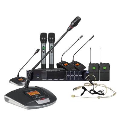 China Flexible Wireless System Gooseneck Microphone Conference Microphone With Transmitter for sale