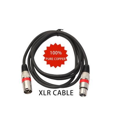 China Speaker/microphone/amplifier/mixer 100% pure copper male-female XLR connector combo cable 0.3m - 100m for sale