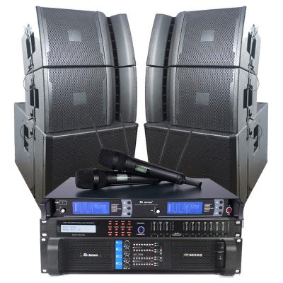 China Perfect Sound Pro Audio Professional Sound System Mic Amp Powered Speakers Sound Professional Audio System Stage for sale