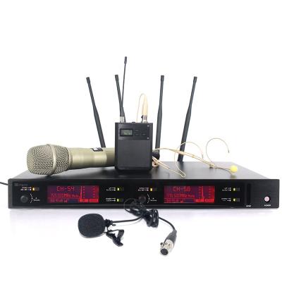 China New Arrival Handheld Microphone UHF Wireless 400 Meters Control Range Microphone for sale