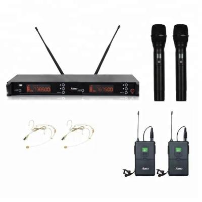 China Handheld microphone Sinbosen OEM family ktv two way wireless karaoke microphone for sale