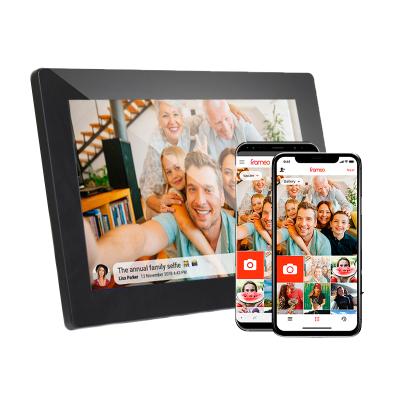 China 2020 Wifi Digital Photo Frame WiFi 10 Inch IPS Touch Screen HD Display Digital Touch Advertising Player for sale