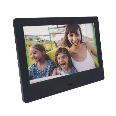 China 2019 new model digital clock 7inch photo frame 1024*600 high resution play video/photo/music/calendar Shenzhen factory for sale