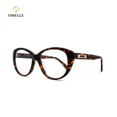 China Handmade Blue Light Blocking High Quality Optical Glasses Spectacle Frames New Design Anti Reading Glass OMELLE for sale