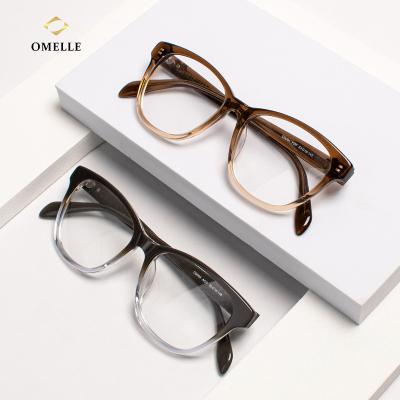 China For Anti Blue Light Glasses Anti Blue Light Mazzucchelli Transparent Acetate Sight Glasses for sale