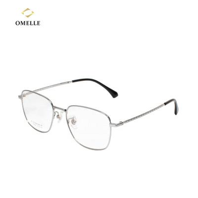 China New Style Computer OMELLE Light Filter Optical Glasses Frames Memory Ultra Light Unisex Titanium Frame Blue Eyewear Wholesale for sale