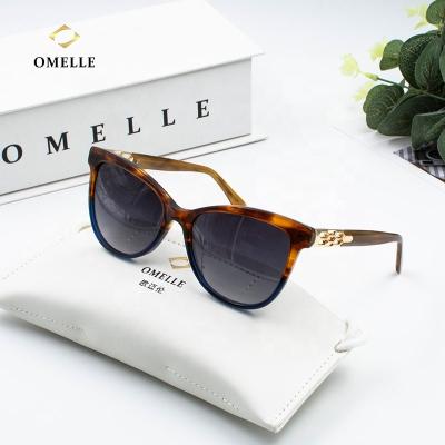 China 2021 Fashion OMELLE Sunglasses Women's Sunglasses Shape Sun Lenses For Female Elegant Frames Unisex Sunglasses For Male for sale