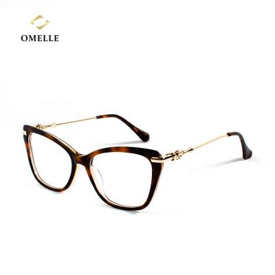 China For spec. OMELLE Reading Glasses Eyeglasses Frames Optical Glasses Women Glasses Acetate Eyewear for sale