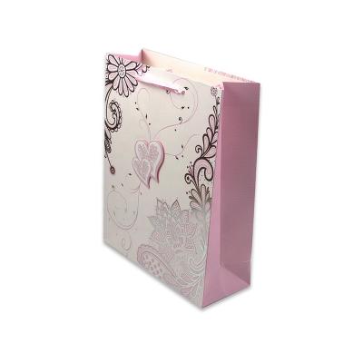 China Wholesale Recyclable Customize Printing Logo Paper Wedding Party Hot Stamping Paper Bag Packaging Gift Bag White for sale