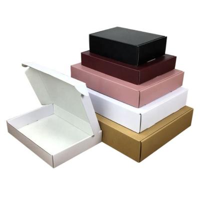 China Wholesale Recyclable High Quality Custom Printing Corrugated Cardboard Mailing Paper Box Clothing Packaging Cardboard Box for sale