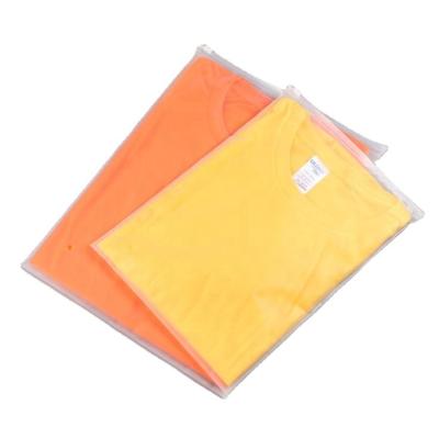 China Wholesale Custom Logo BIODEGRADABLE T-shirt Clothing Storage Bag Frosted Plastic PE Slider Zipper Bag Underwear Packaging Bag for sale