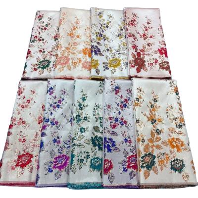 Cina African Brocade Jacquard Fabric in Fashionable Damask Design for Party and Wedding Dress in vendita