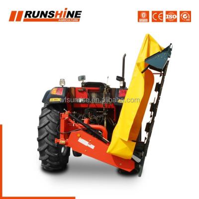 China Weifang Runshine brand tractor grass cutting mounted 3 point hitch drum mower with good price for sale