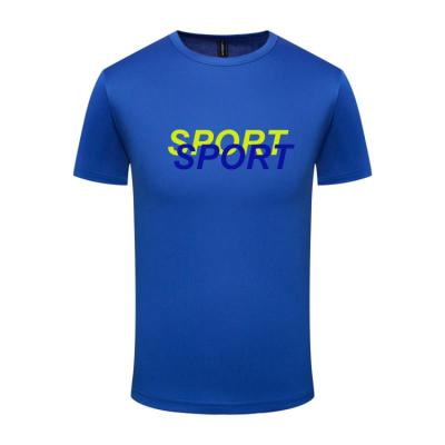 China Latest New Design Active Fitness Printed High Quality Quick Dry 100% Polyester Custom Anti-Shrink 150 Grams Sport T-Shirts For Running for sale