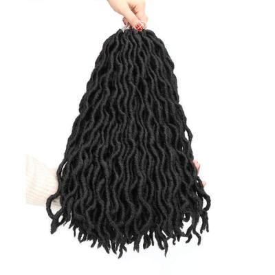 China Hot Sale Afro 18inch(45cm) Crochet Braids Bohemian Braids Hair Extensions Hot Curly Soft Bohemian Gypsy Braids Hair For Women for sale