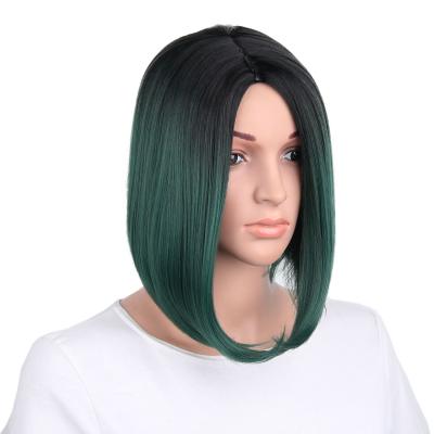 China HOT SALE BOB Straight Short Bob Style Wigs High Temperature Fiber Hair Colored Straight Wigs Cosplay Wig for sale