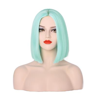 China Straight Wigs Bob Wig Heat Resistant Color Hair BOB Straight Top Sale Short Bob Style Cosplay Wigs for sale