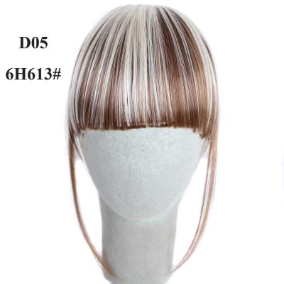 China Silky Straight Wave Clip On Bangs For Color Women Silky Straight Wave For Women Shape Hair Clips For Thick Hair Cosplay Hair Wig for sale