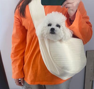 China Factory Price Low Moq Pet Dog Cat Puppy Shoulder Sling Carrier Canvas Portable Pet Bags Cage Windproof Bag for sale