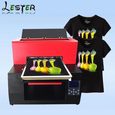 China LSTA3-089 T-shirt Upgraded LESTER DTG Digital CMYKWW Solvent Printer for sale