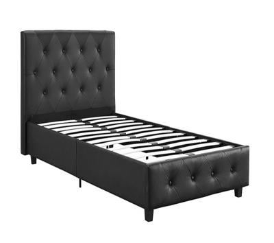 China Latest Modern Simple Hot Sale Super Leather Single Storage Bed Base for sale