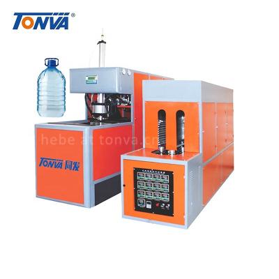 China Semi Automatic Plastic Bottle TONVA 5L One Cavity PET Bottle Blow Blow Molding Machine for sale