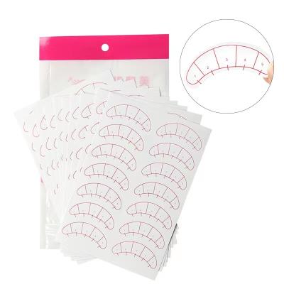 China 21.6*13.8cm Paper Blanks 5 Dots Setting Stick Finger Beauty Tool Eyelash Setting Sticker for sale