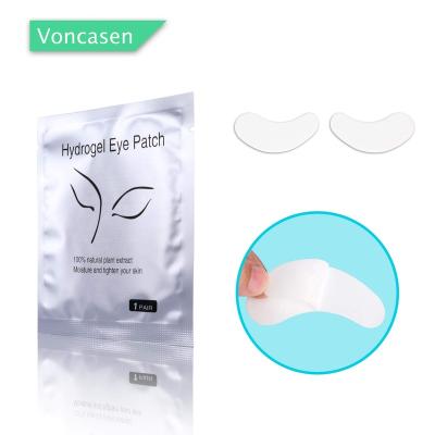 China Cooling Aluminum Foil Bag Packaging Anti Wrinkle Moisturizer Eye Patches For Eyelash Extension for sale