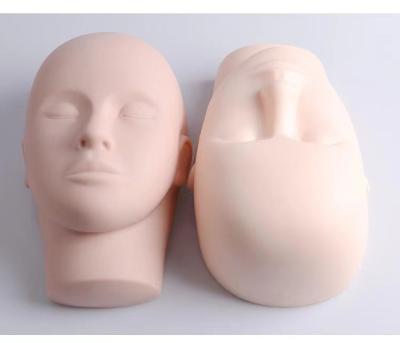 China 2022 Bestselling Silica Gel Cosmetology Mannequin Head For Makeup Practice for sale