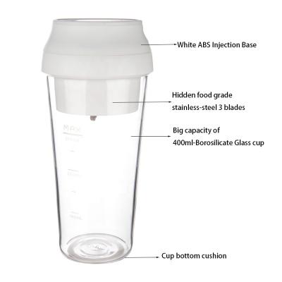 China Cordless Shake To Go Portable USB Rechargeable Blender Cup for sale