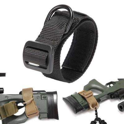 China YAKEDA Heavt Multifunctional Duty Sling Gun Sling Tactical Buckle Attachment with Metal D Ring Rifle Buttstock Adapter for Hunting Rifle for sale