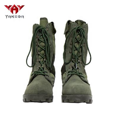 China Custom Made Army Waterproof High Combat Oxford Cloth YAKEDA Tactical Military Ankle Boots For Men for sale