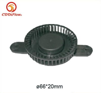 China 2600RPM Elektronische Koelventilators met geringe geluidssterkte Ø66*20mm in Plastiek voor Netwerkapparaat Te koop