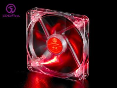 China 140mm Computer Case Cooling Fans in Red , 3 Pin high speed Cooling Fan for sale