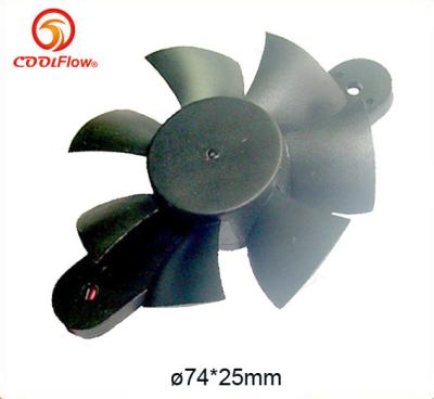 Chine Ventilateur du cuiseur 22V sans brosse de C.C, fan à faible bruit de refroidisseur de 74*25mm à vendre