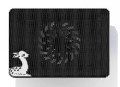 China Plastic Laptop Cooling Pads / Notebook Cooler with 16cm fans , 380X260X26mm for sale