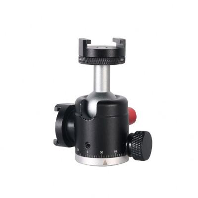 China Aluminum Alloy Metal Durable Rotating Panoramic Tripod Ball Head For Camera Accessories for sale