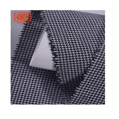 China Good Quality New Arrivals Workwear UND Leader Uniform Cotton Houndstooth Yarn Fabric Yarn Dyed Dyed Shirt Fabric Houndstooth Yarn Dyed Fabric for sale