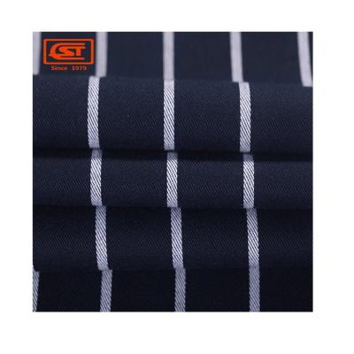 China Polyester / Cotton UNDETERMINED Heavyweight Thread Dyed Workwear Fabric Uniform Stripe Check Thread Dyed Fabric Yarn Dyed Fabric for sale