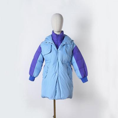 China Competitive Price White Female Winter Wind Proof Thick Snow Wear Thick Breathable Jacket Down Coat for sale