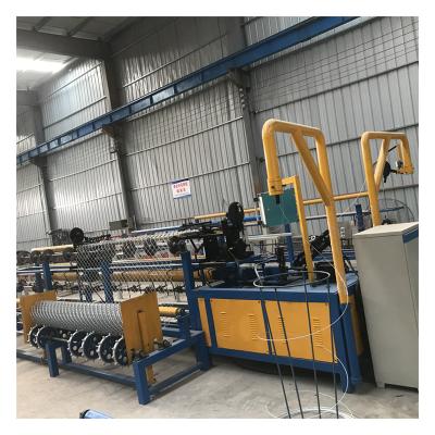 China Easy Installation High Working Speed ​​Wire Mesh Weave Machine Chain Link Iron Steel Wire Mesh Mesh Making Machine for sale