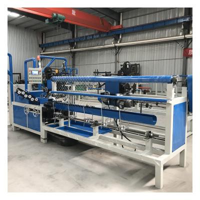 China High Working Speed ​​Fully Automatic Manual Chain Link Fence Machine Price And Easy Installation Equipment for sale