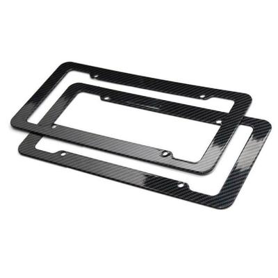 China Solid; Assets; Raincoat ; European Dealer License Plate Frame CNC Hardware High Quality Custom Made UV Resistant License Plate Frame for sale