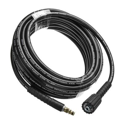 China Synthetic Rubber with 1 or 2 Steel Wire Braid Reinforcement Car Wash Hose k2~k7 High Pressure Car Washer Water Hose for sale